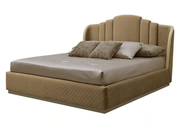 OLIVER - Fabric bed with upholstered headboard by A.R. Arredamenti - view 2
